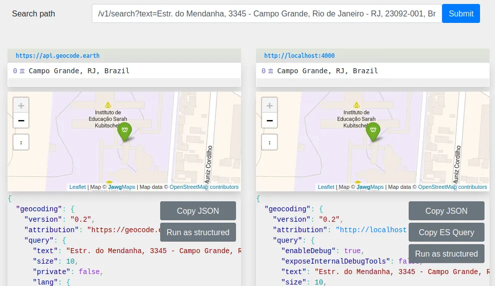 Prepare an offline geocoder (Pelias) with data for Brazil